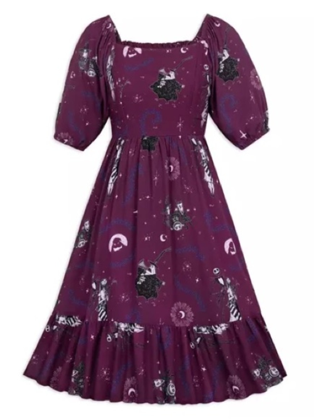 NWT DISNEY HER UNIVERSE NIGHTMARE BEFORE XMAS PEASANT WHIMISGOTH DRESS SZ XL